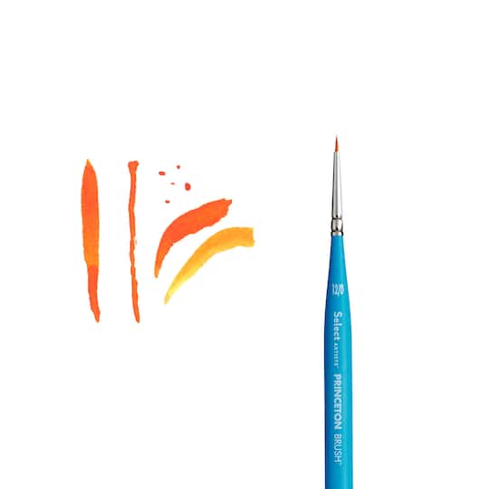 12 Pack: Princeton™ Select Artiste™ Series 3750 Short Handle Mini Round Brush